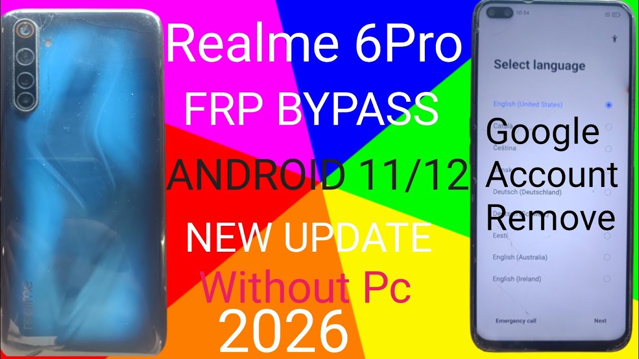 Realme 6 Pro Google Account Bypass (2026 Guide) | Realme 6Pro Frp Bypass |Without Pc | Android 11/12
