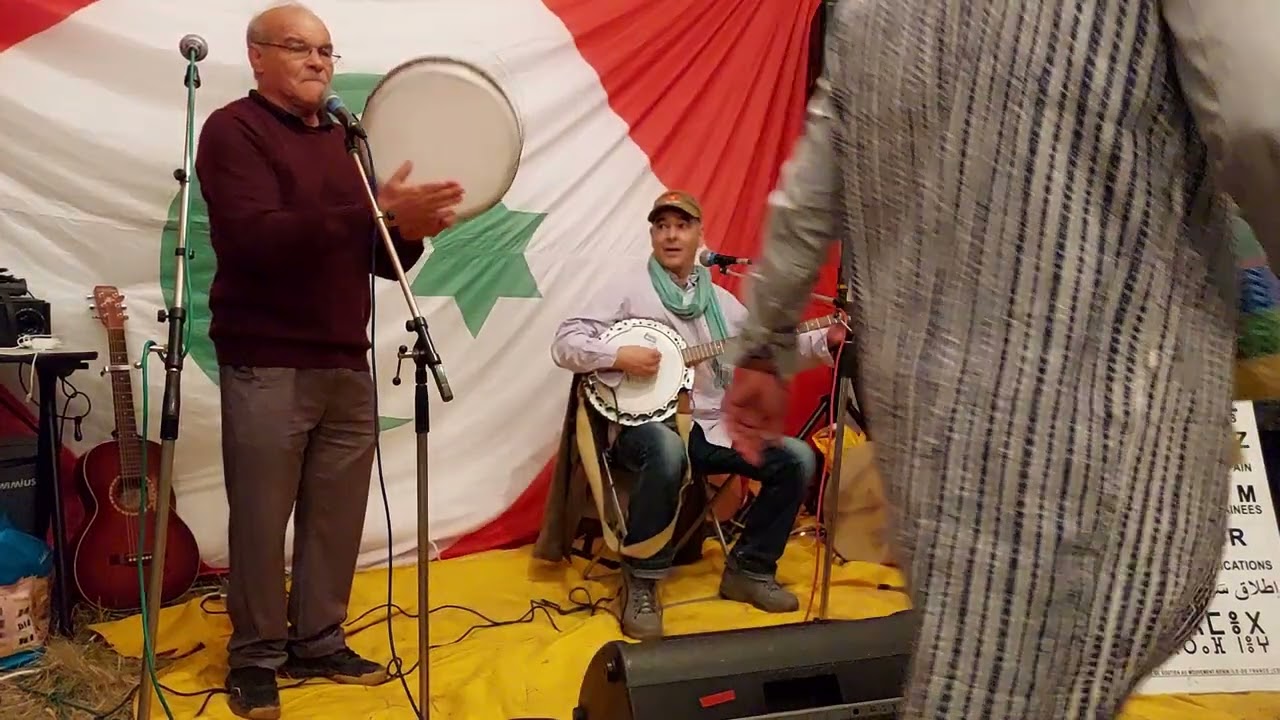 Bujem£a Twattun d Jamal Anwal di la Fête de l'Humanité ass n 10-9-2022.