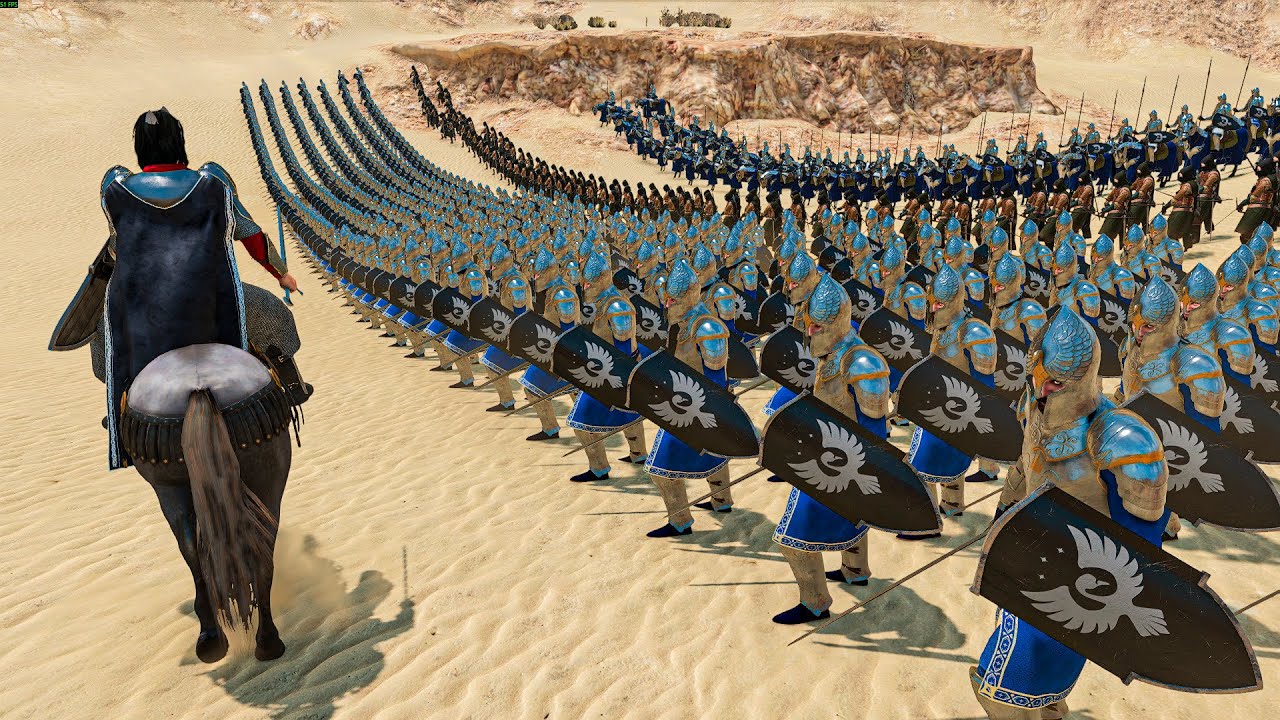 1000 Gondor Infantry Defend in the Desert Against Orc Armies — Defense Has No Shelter