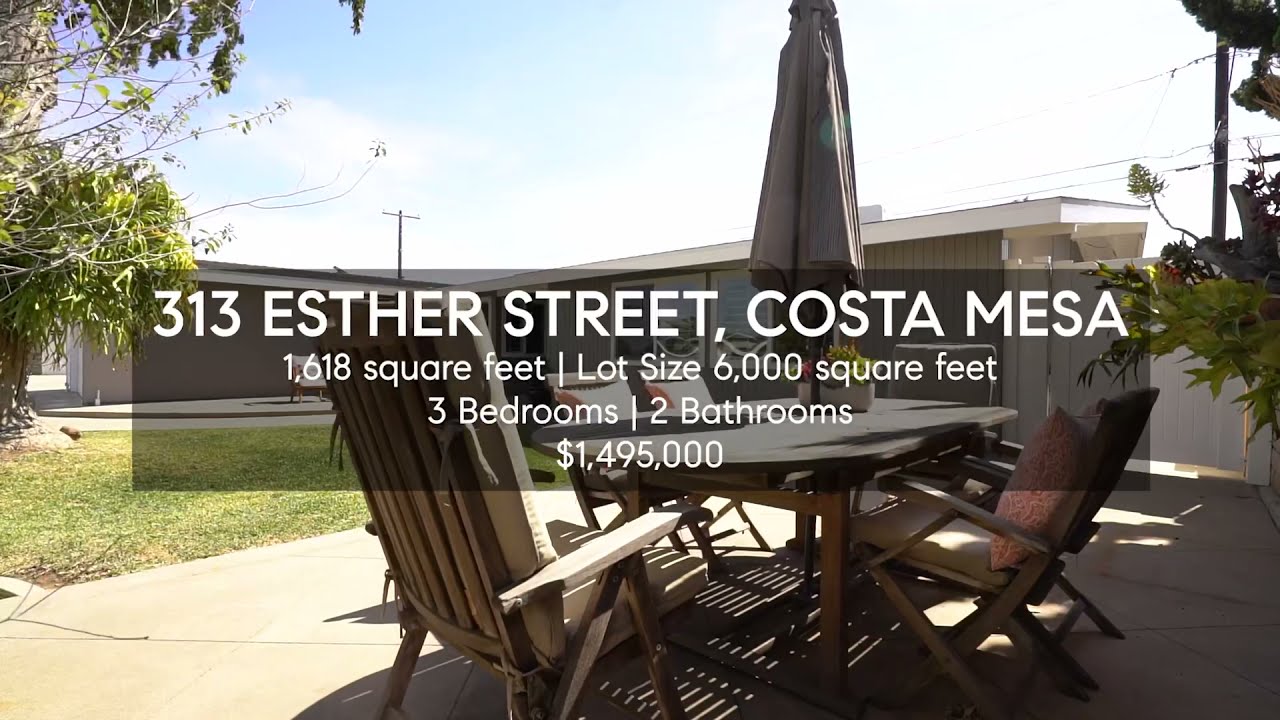 Eastside Costa Mesa- JUST LISTED