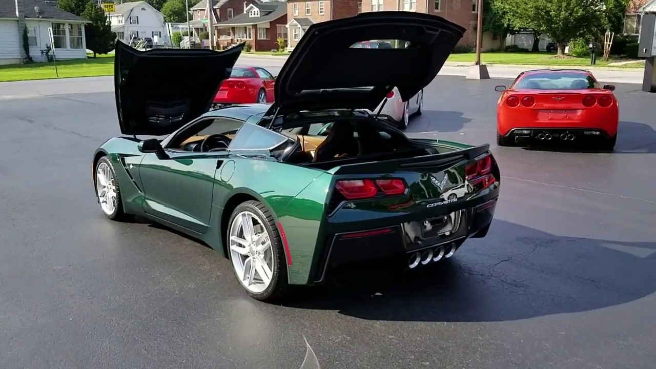 2014 Chevrolet Corvette Coupe Lime Rock Green Z51 3LT