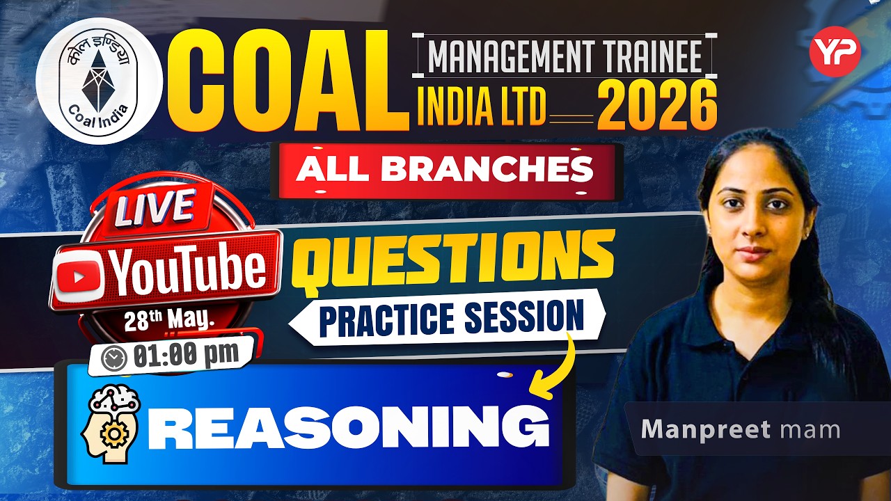 🧠 CIL MT 2026 CBT LIVE | Reasoning Questions Practice 🔥 | All Branches