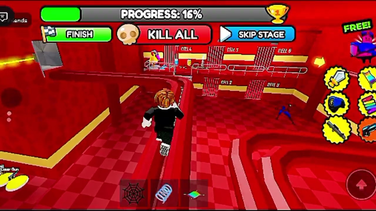 Roblox spider man  obby'S prison Mode(walkthroug). 