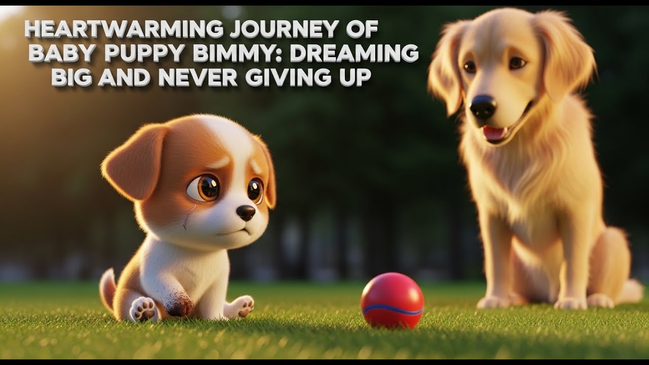 Part 1 Perseverance: Heartwarming Journey of Baby puppy Bimmy: Dreaming Big and Never Giving Up.