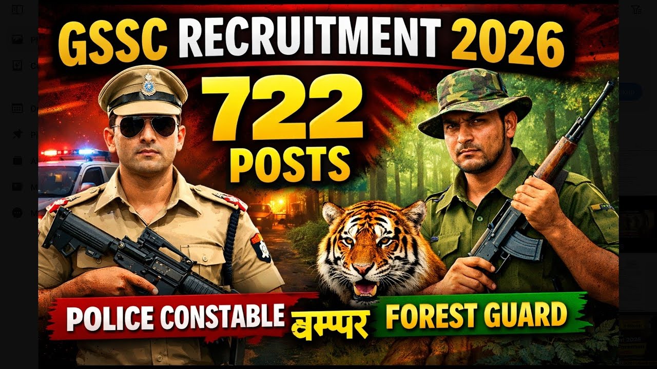 🚨 GSSC Goa Recruitment 2026: 722 Vacancy Out! | Police Constable, Forest Guard, Group C Bharti 👮&zwj;♂️🔥