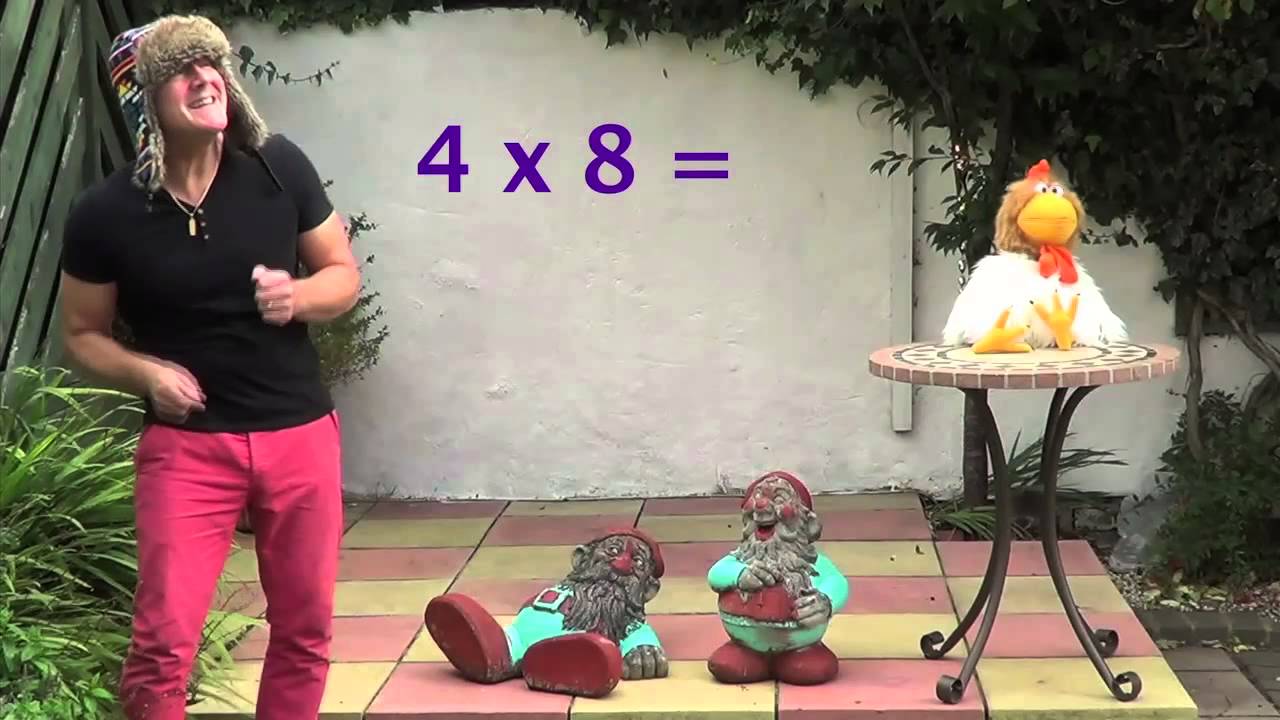 Learn your 8 times table with Jingle Jeff, Professor Giggle & 