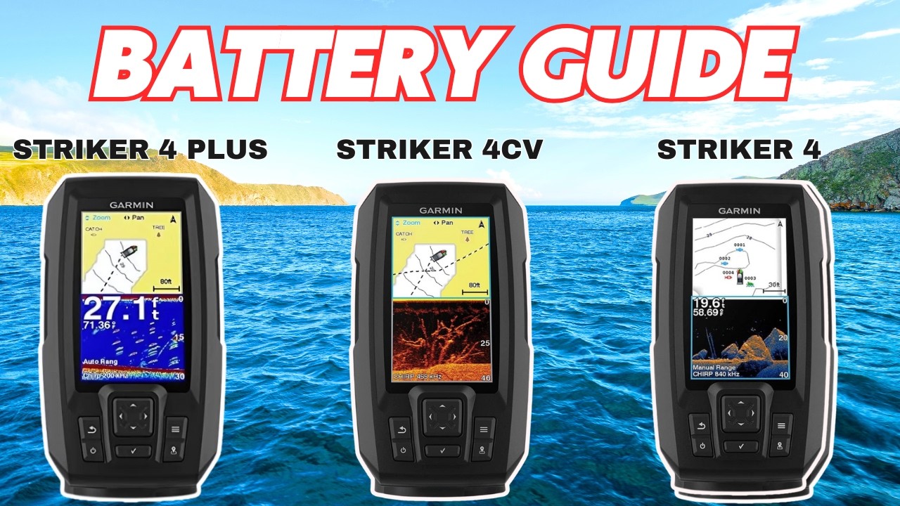Choosing the Right Battery for Garmin Striker 4, Striker 4 Plus, and Striker 4cv: A Complete Guide