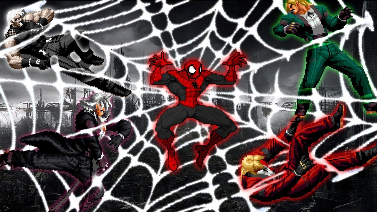 [Mugen KOF] Spider MAn Vs Rugal Bernstein Team