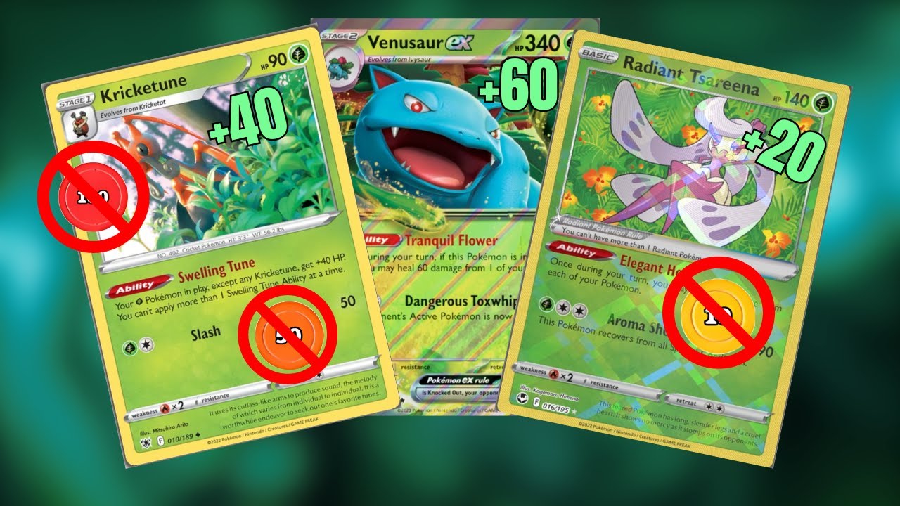 Dile NO a los Damage Counters con Venusaur EX