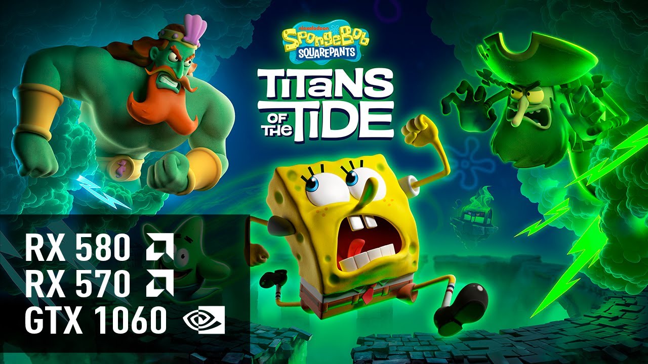 SpongeBob SquarePants: Titans of the Tide – GTX 1060 | RX 580 | RX 570 | Тест FPS и производитель...