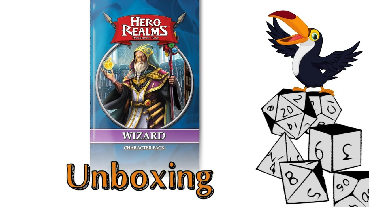 Hero Realms Wizard Character Pack Unboxing