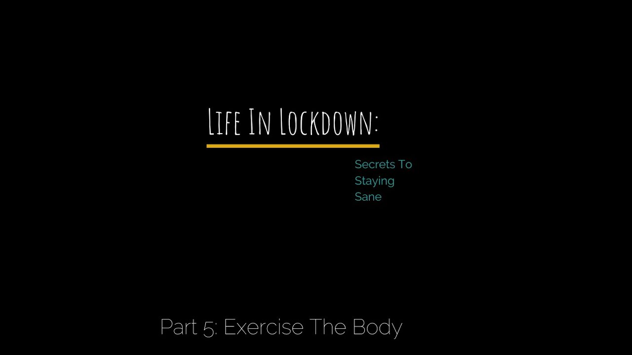 The benefits of exercise and why it's crucial during lockdown