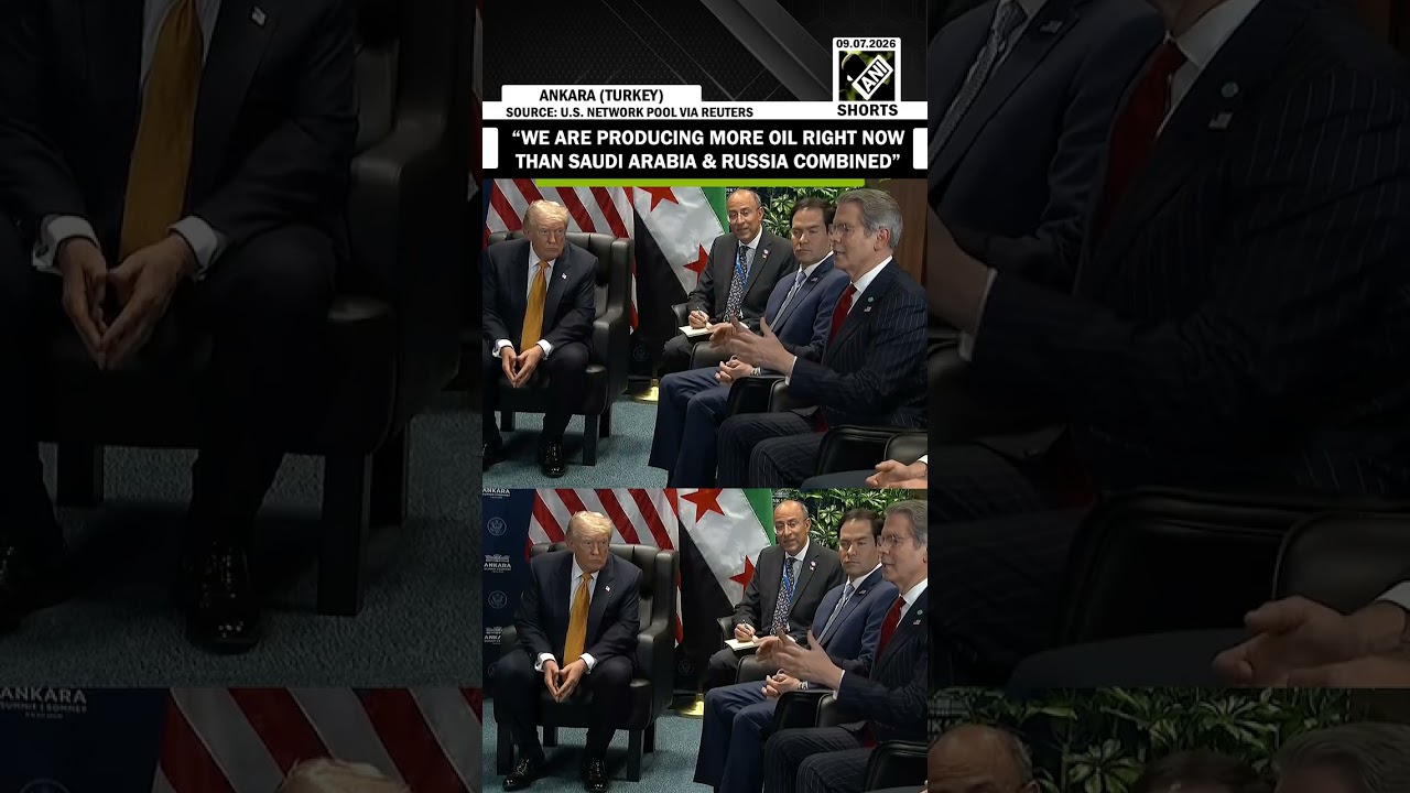 Prez Trump touts US Energy Superpower Status, says US Producing more oil than Saudi Arabia & Russia