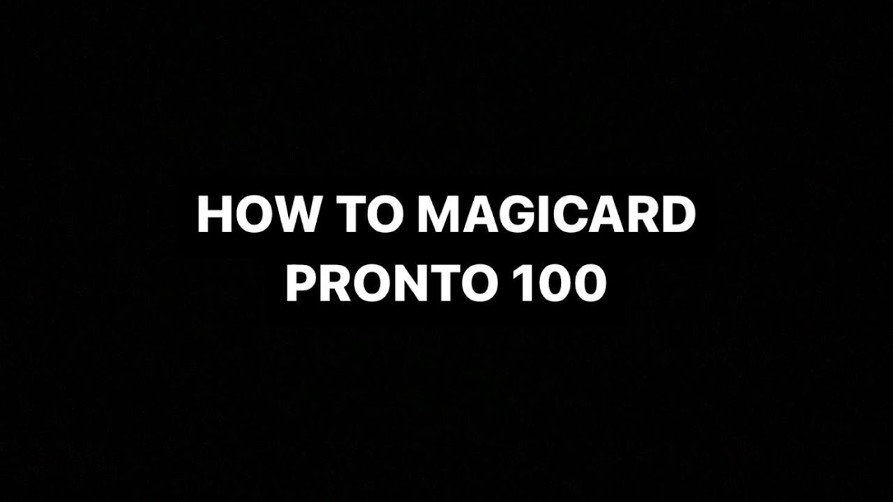 How to: Magicard Pronto 100