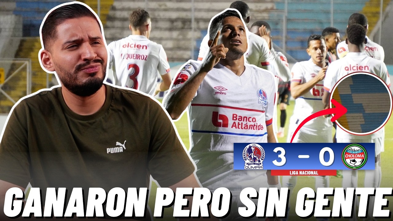 🔴CD OLIMPIA AL FIN GAN&Oacute; A UN POBRE CHOLOMA, PERO LA AFICI&Oacute;N LOS DEJ&Oacute; SOLOS | REACCI&Oacute;N