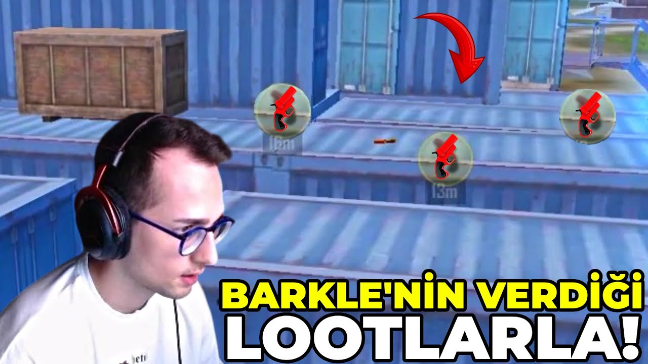 BARKLE'NİN VERDİĞİ LOOTLARLA WIN ALMAK! (FİŞEK VERDİ) PUBG MOBILE