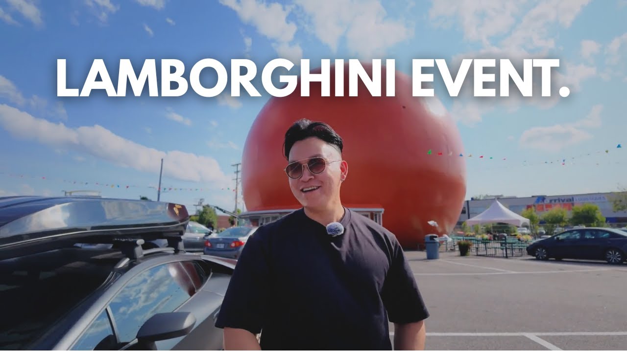 Lamborghini event, car meet, friends | side quest