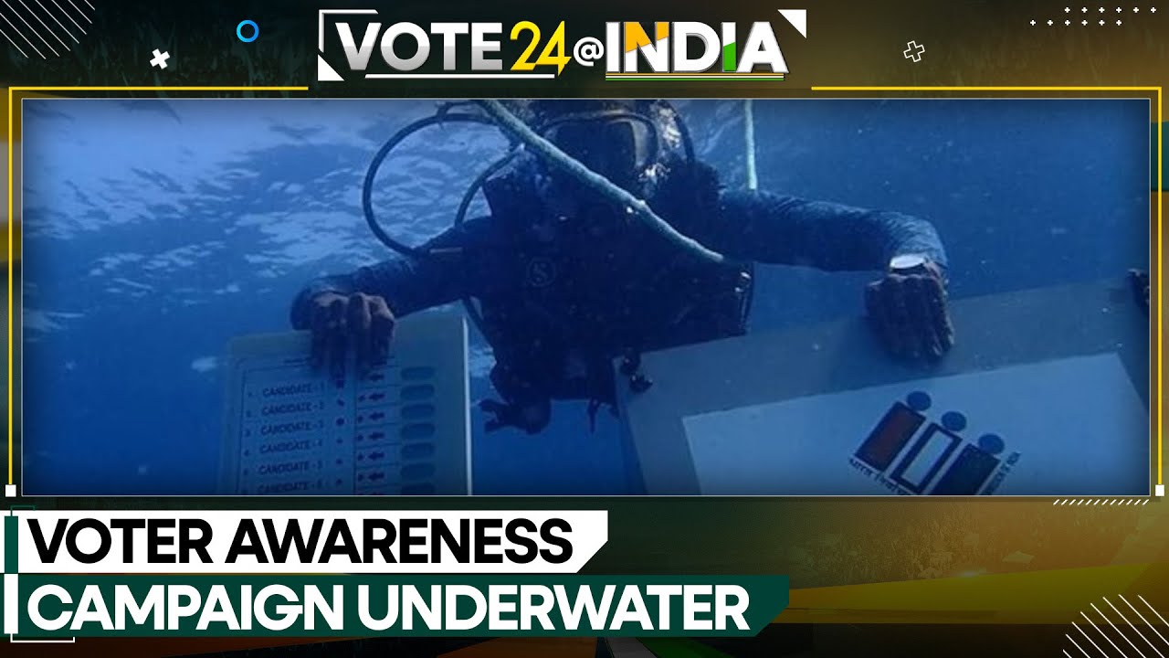 Lok Sabha election 2024: Voter awareness campaign 60ft underwater | WION