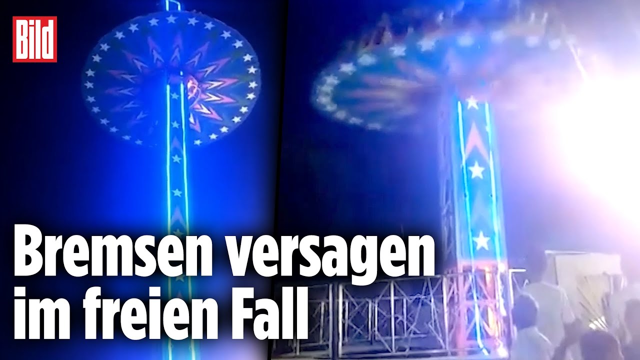 Fahrgesch&auml;ft kracht bei Kirmes-Unfall brutal zu Boden | Indien