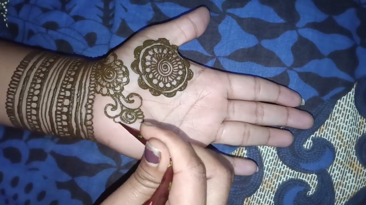 Beautiful mehndi design tutorial 🥰🙂✨.....#mehndi#videoviral #like #subscribe ......