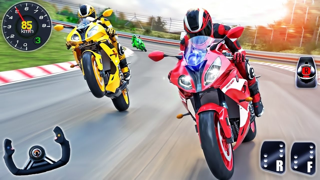 Motor Bike Racing Game - Real Bike Racing 3D Gameplay - Bike Race Challenge 2025