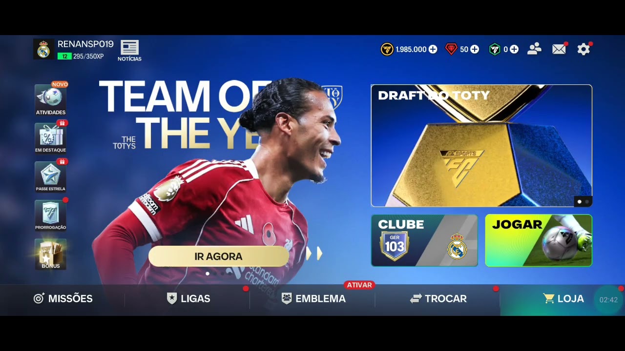 Jogando FIFA 26