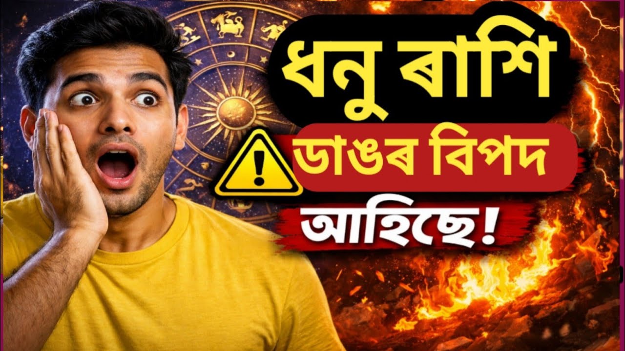 ♐ধনু ৰাশি ⚠️ এই মাহত ডাঙৰ পৰিবর্তন! টকা-প্ৰেম-কেৰিয়াৰ সম্পূৰ্ণ সত্য 2026