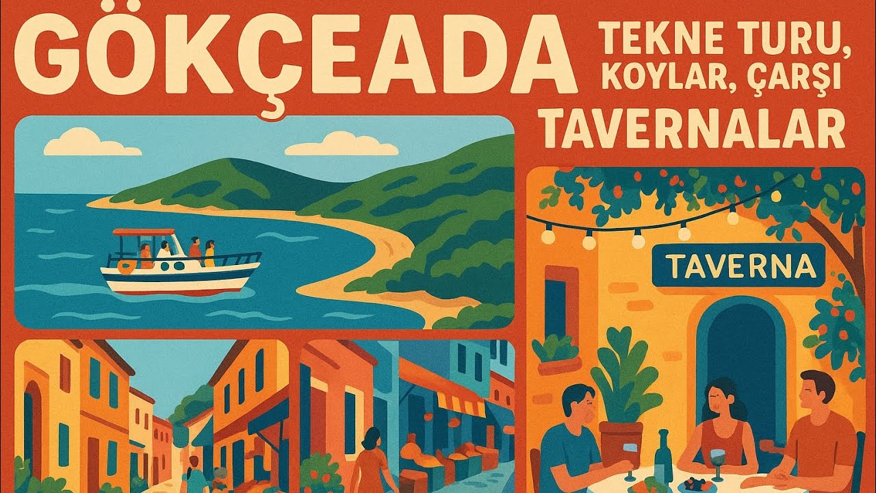 Baştan Sona Gökçeada | Gece Hayatı-Tavernalar | Tekne Turu-Koylar #gökçeada #imroz
