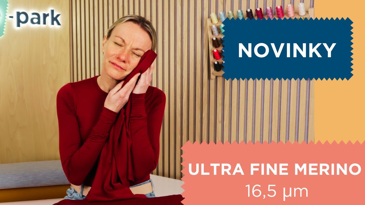 Luxusní Ultrafine Merino & nové nažehlovačky – dnešní novinky