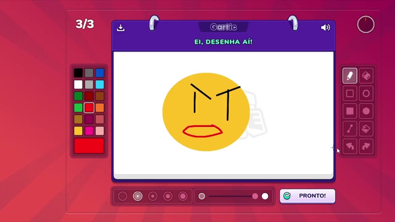 Gartic com meus amigos