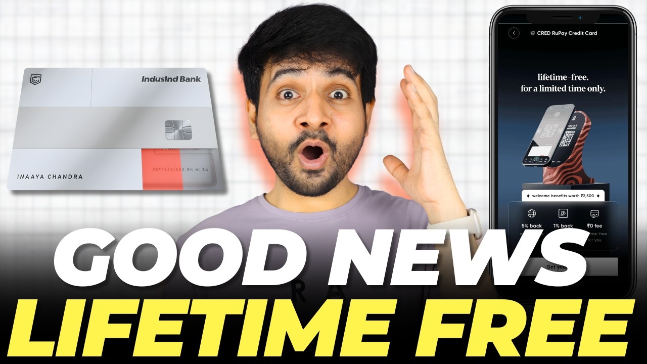 GOOD NEWS: CRED Credit Card is Now LIFETIME FREE | Limited Period Offer