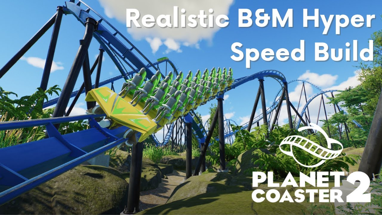 Planet Coaster 2 - Building a Realistic Hyper Coaster! | Layout and Queue Timelapse | Ep.1