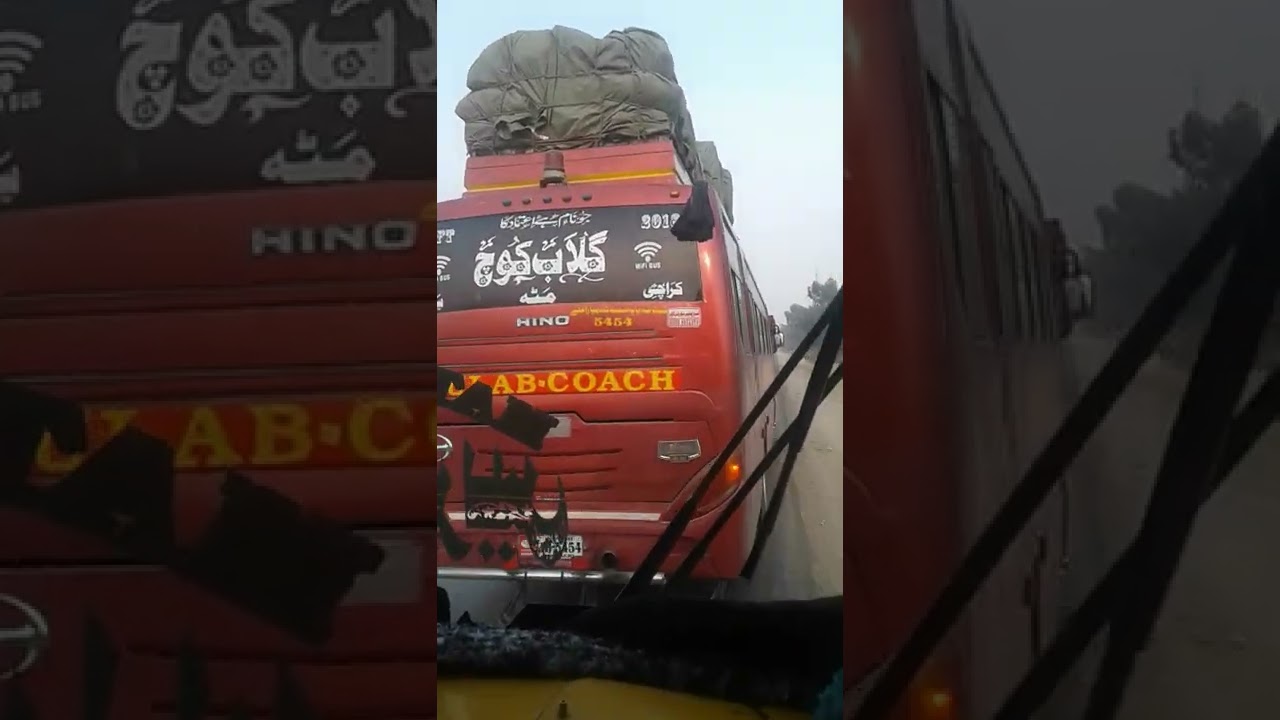 Malak Nawab Ustad Khatarnak Over Take On Gulab Coach & see da last part very dengerous like & sub