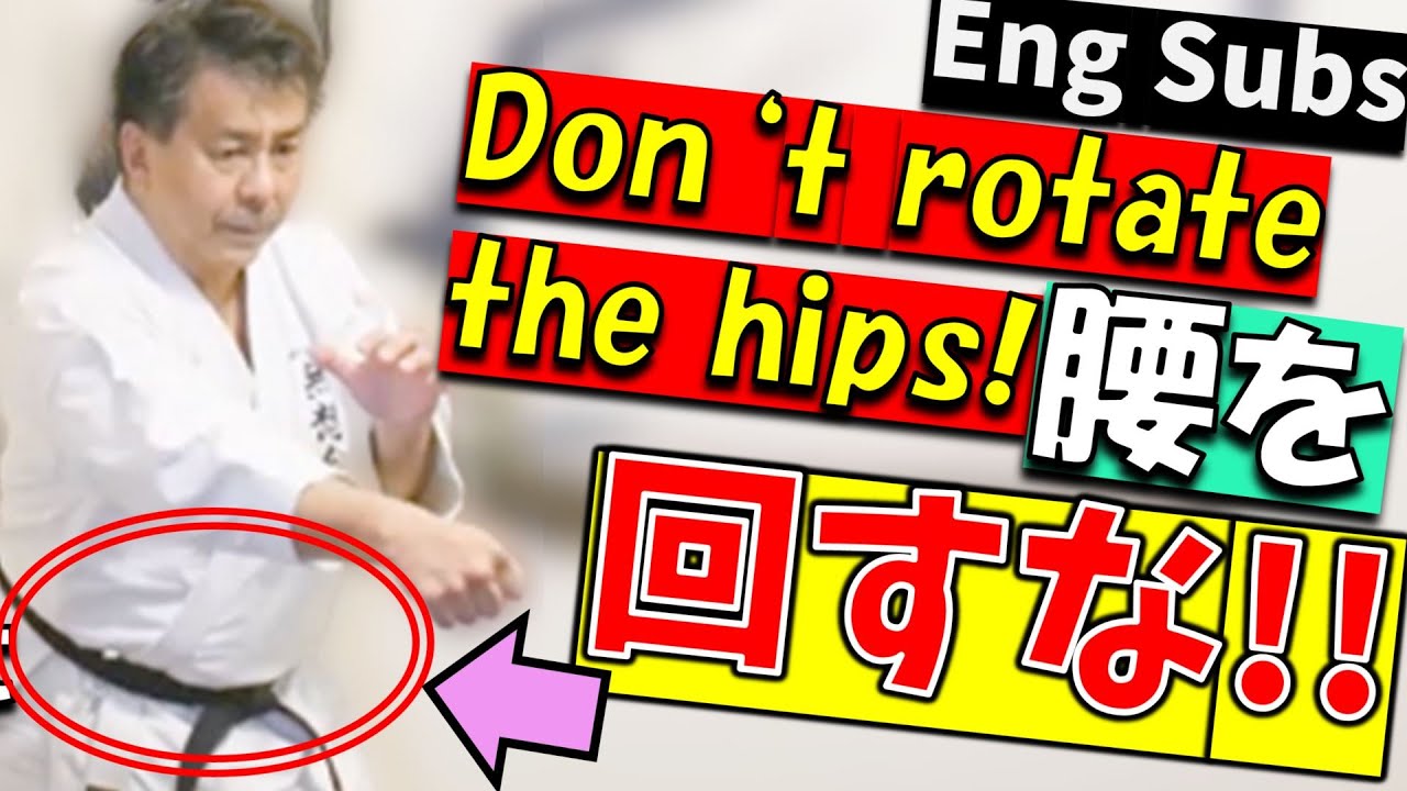 新垣清/沖縄空手の突きは腰を振らない!腰を回さない!それでは人は倒せないhip rotation while punching totally useless /Kiyoshi Arakaki無想会