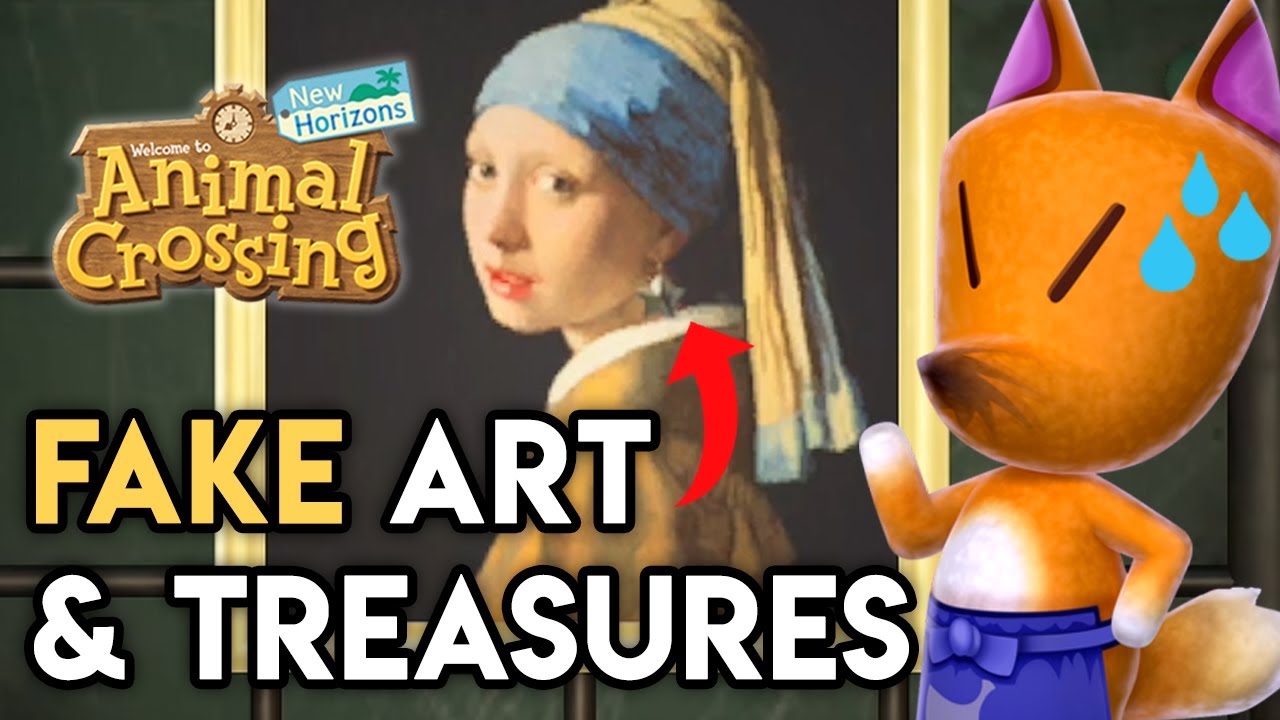 Evaluating REAL vs FAKE ART In Animal Crossing New Horizons