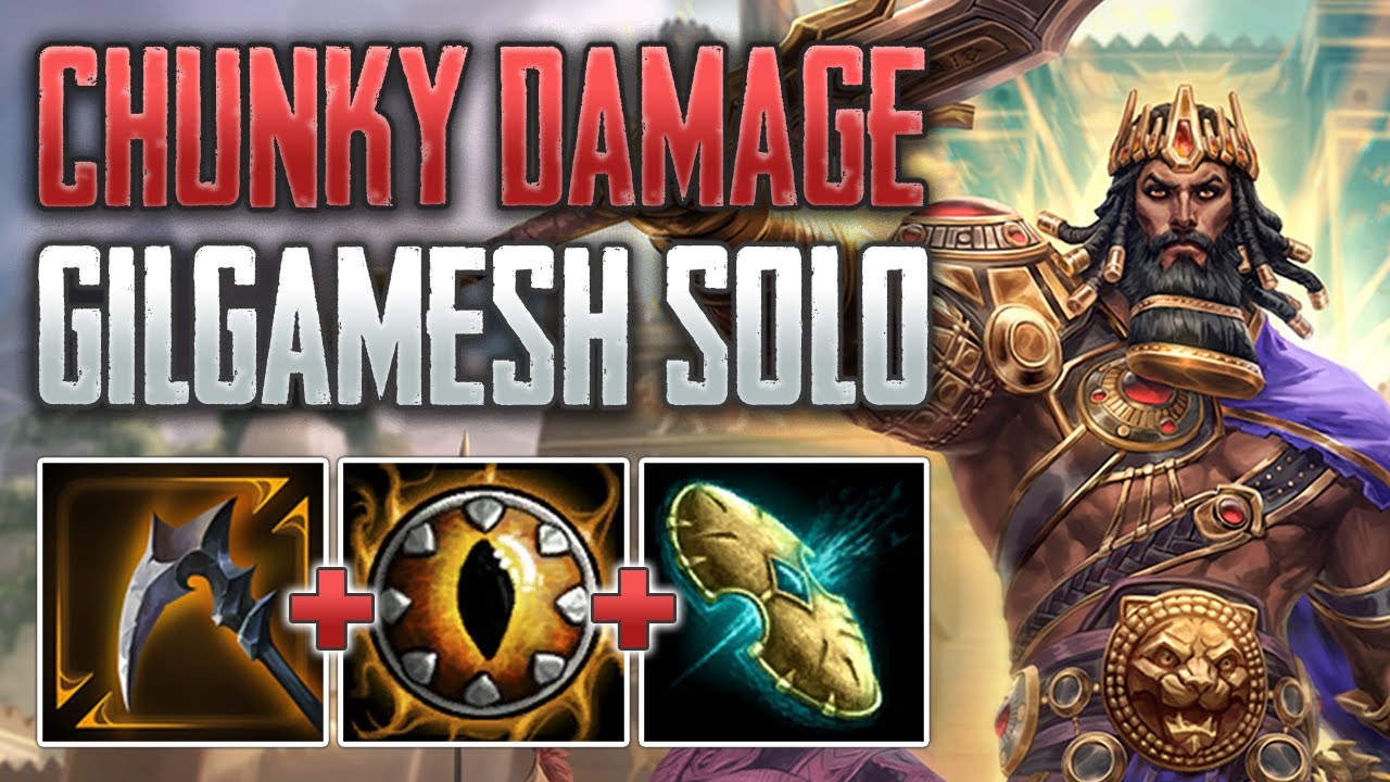 HE HITS SO HARD! Gilgamesh Solo Gameplay (SMITE Conquest)