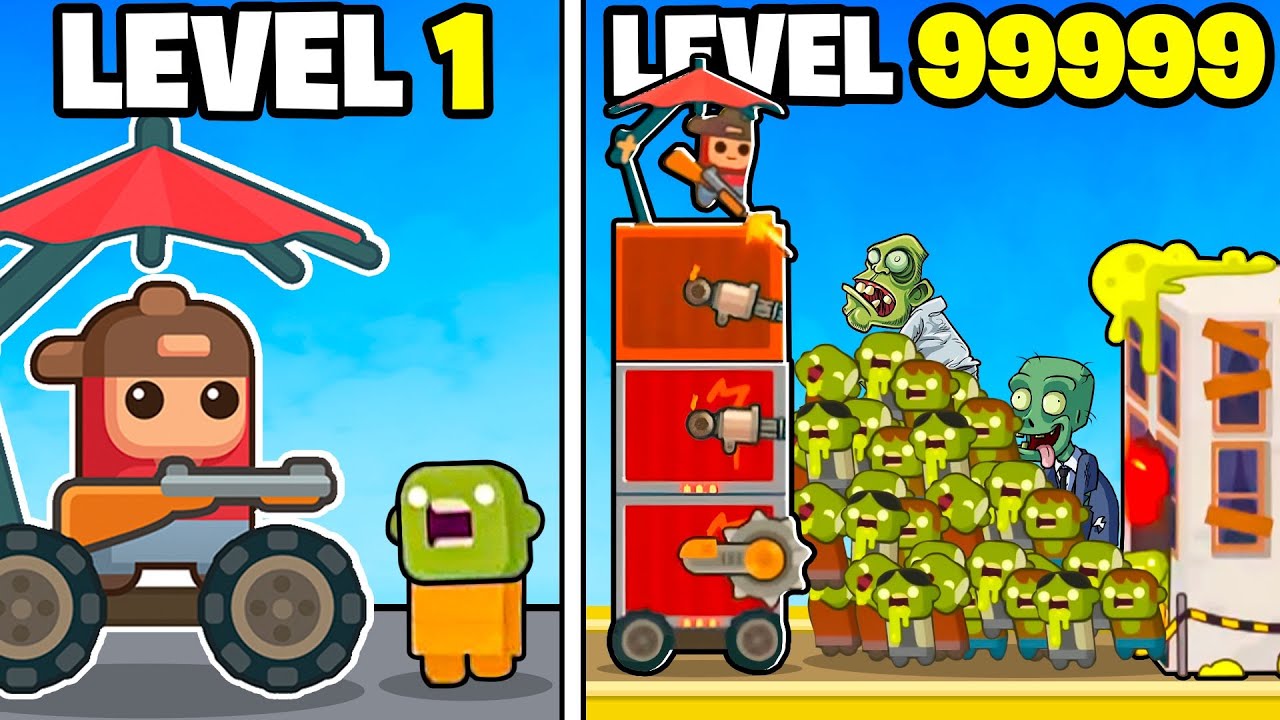 Die BESTE ENTWICKLUNG vom TURM VS ZOMBIES LEVEL 9999999!