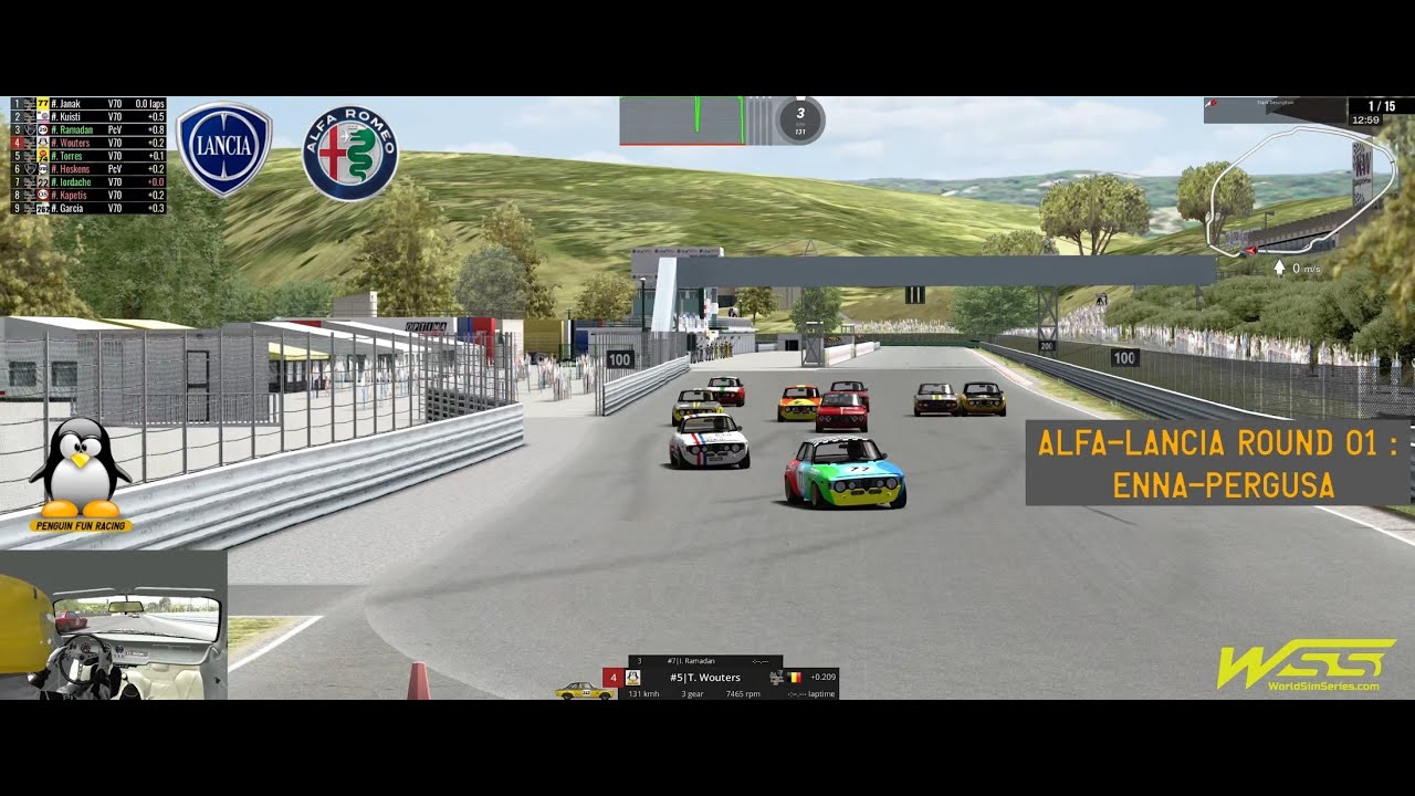 Alfa - Lancia Italian tour round 1: Enna-Pergusa