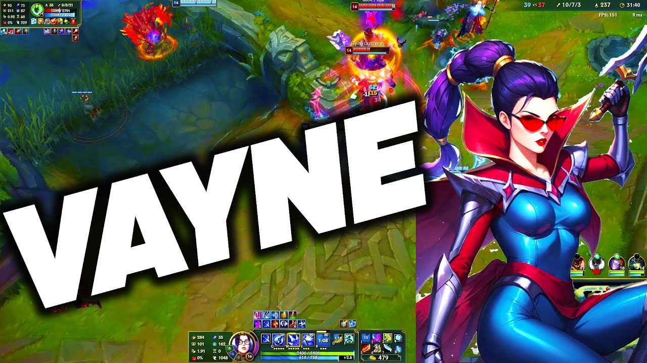 AD Carry Vayne Gameplay - Press the Attack Vayne | League Of Legends