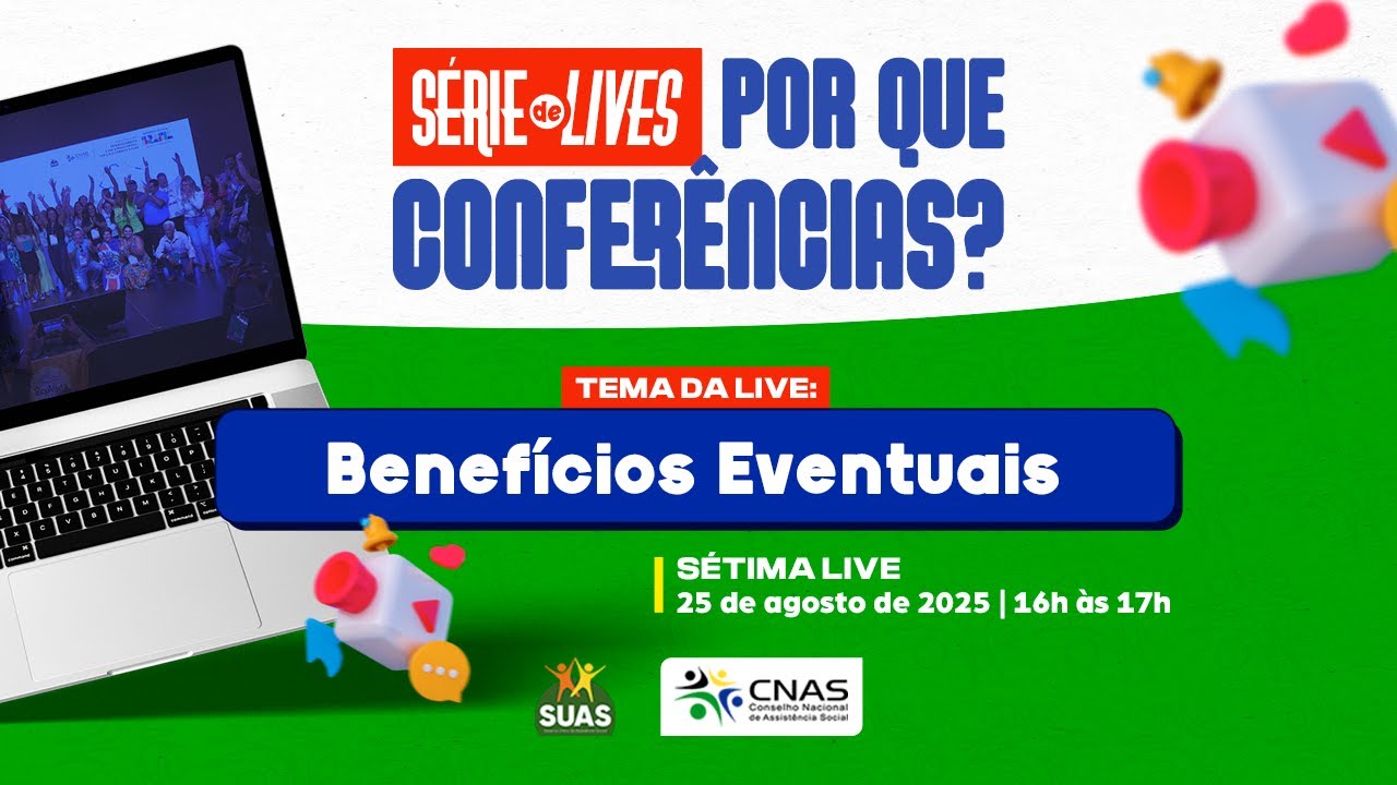 Sétima live – Benefícios Eventuais.