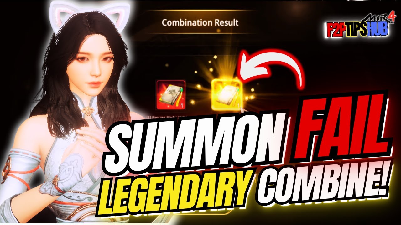 MIR4 F2P Skill Tome Summon & Combine | Legendary Skill Pull, Codex + Potential Progress (No Top-Up)