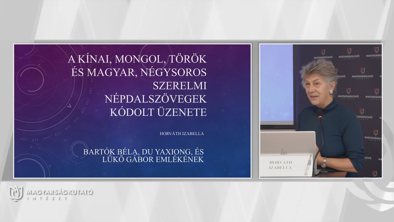 MKI | Horváth Izabella: A kínai, mongol, török és magyar szerelmi népdalszövegek kódolt üzenete