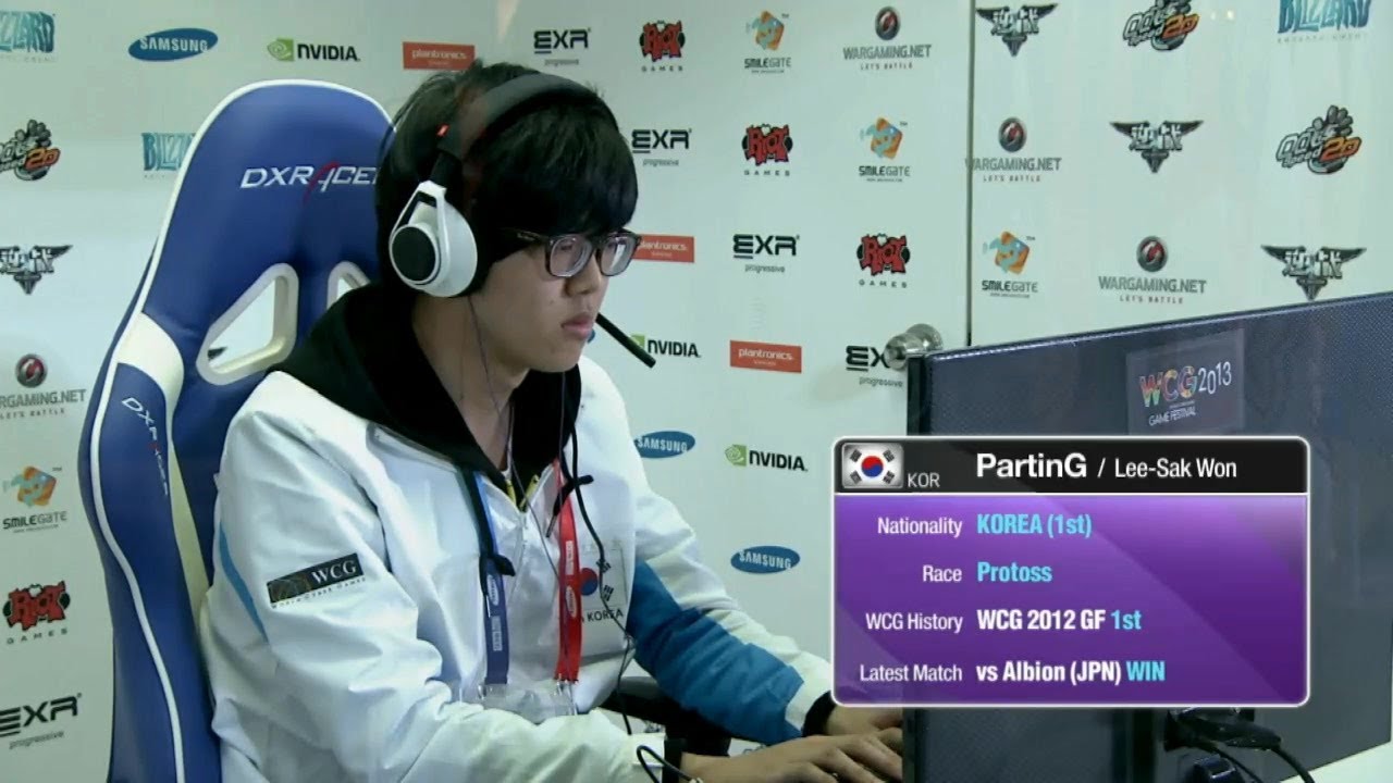 WCG2013 Stage A : StarcraftII - PartinG vs Sen