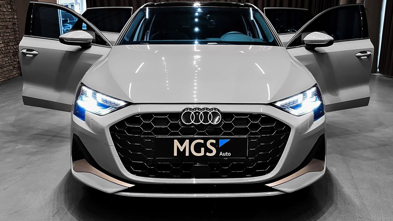 Audi A3 2025 года — спортивный и привлекательный!