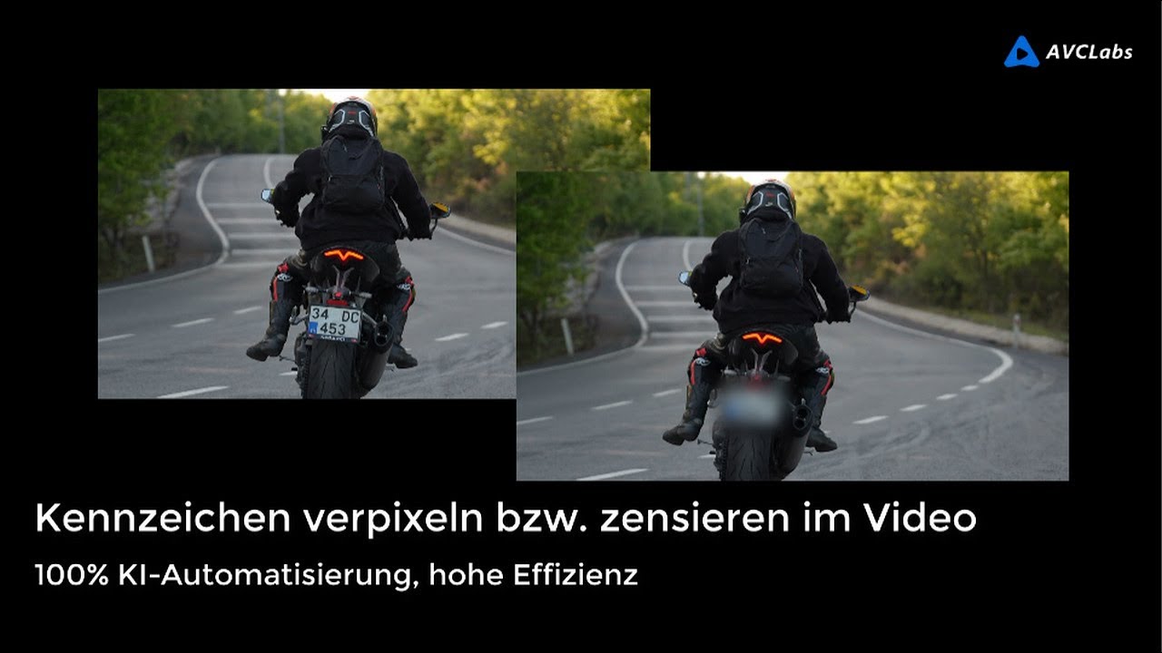 Kennzeichen verpixeln bzw. zensieren im Video | AVCLabs Video Blur AI #avclabs #ki #videoblur