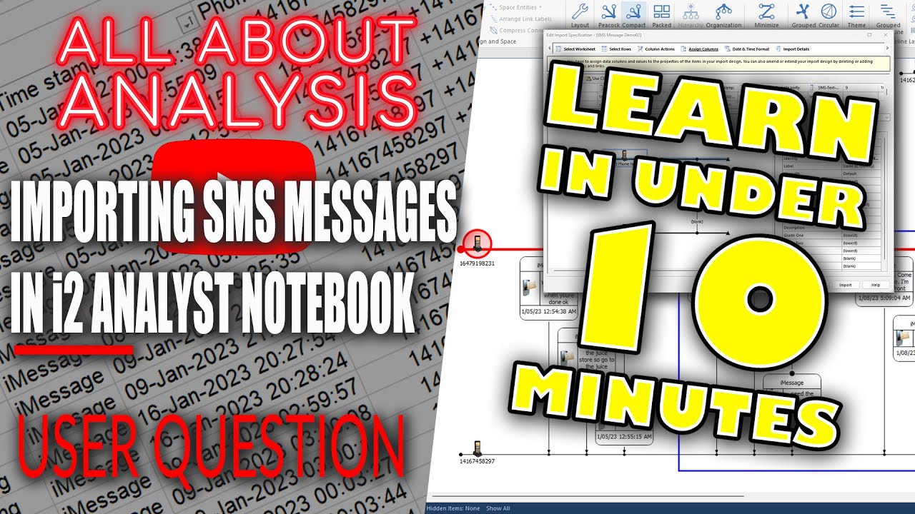 Импорт SMS-сообщений в i2 Analyst Notebook: быстрое и простое руководство
