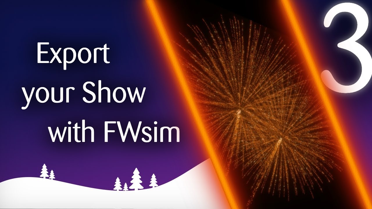 FWsim Quickstart #3 • EXPORT TO YOUR FIRING SYSTEM 🎆