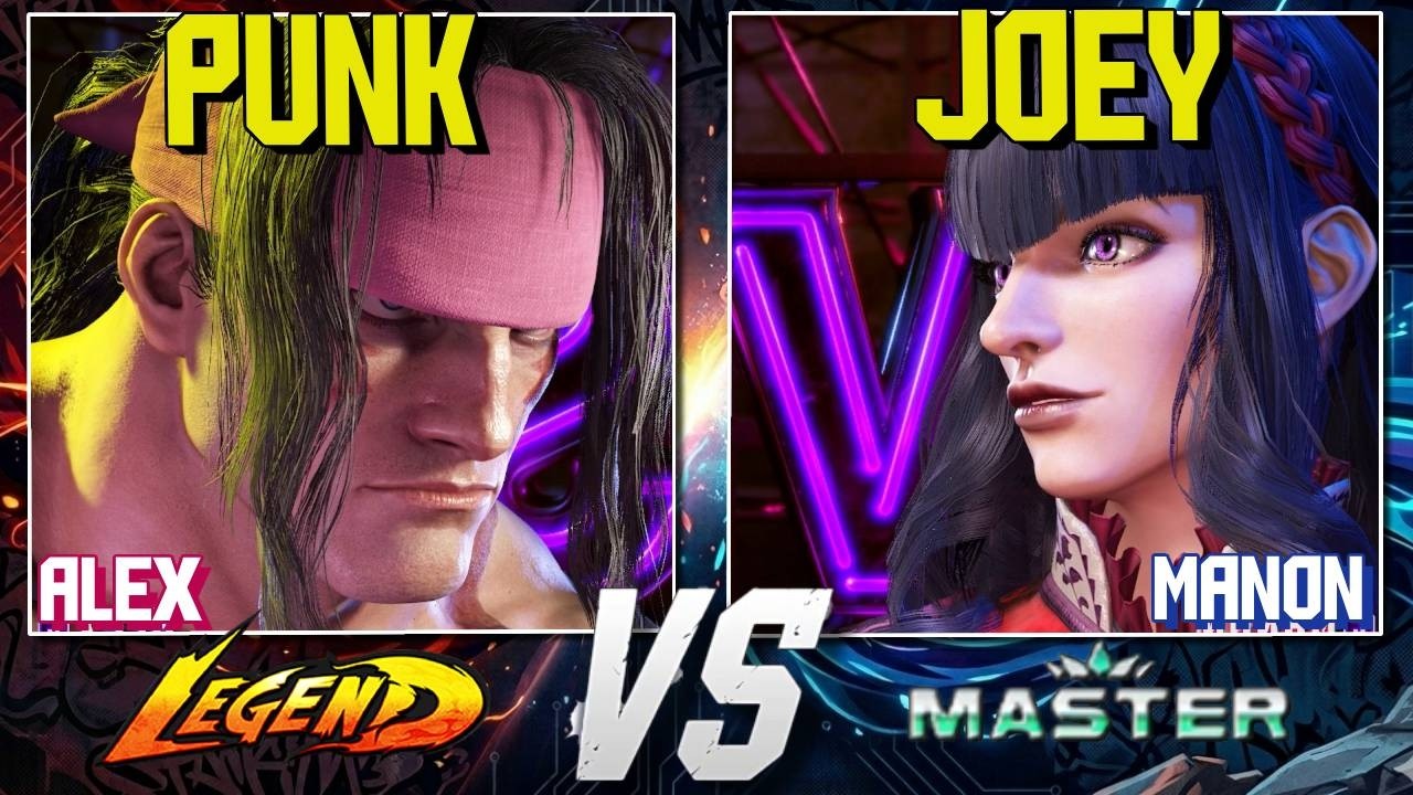 Punk (Alex) vs Joey (Manon) 🔥 NEW Alex Gameplay SF6 (Released Today!)
