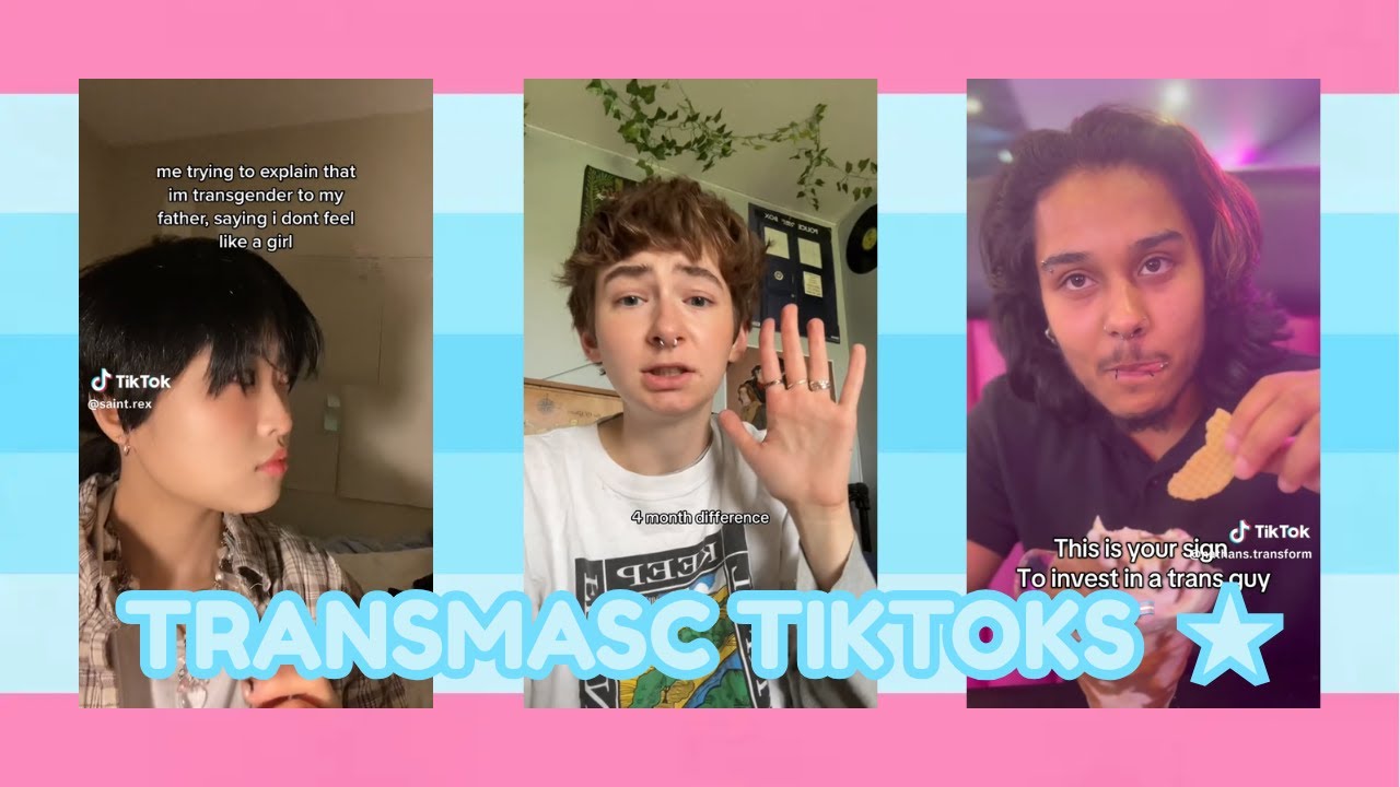 another lot of transmasc/ftm tiktoks to indulge in ⋆𖦹⋆ˎˊ˗