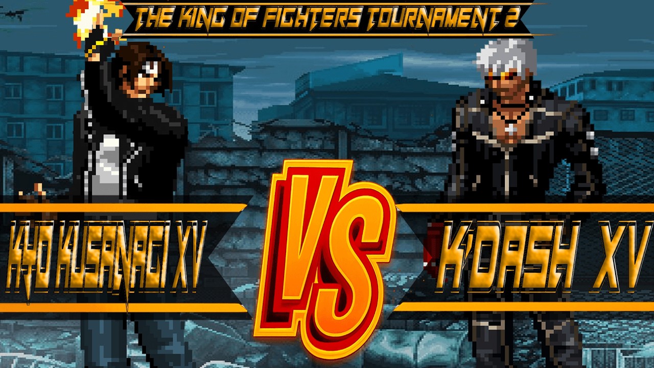 [KOFT2] Kyo Kusanagi XV VS. K'Dash  || 1080P 60 FPS